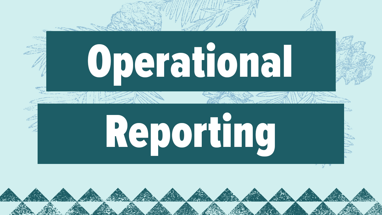 Operational Reporting