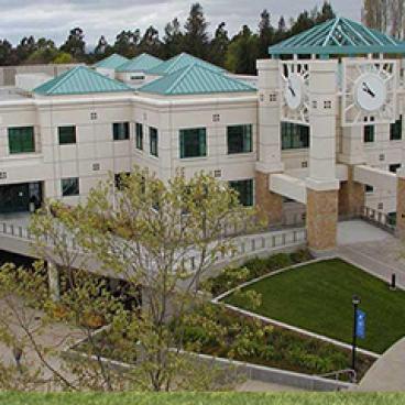 Aerial view of Schulz Building